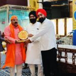 अरुण छाबड़ा रामगढिय़ा सेवक सभा टाटीबंध गुरुद्वारा में सम्मानित
