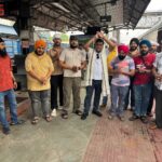 दरबार श्री हेमकुंत साहिब के लिए रवाना हो रही संगत का आज भाटापारा रेलवे स्टेशन में भव्य स्वागत किया गया